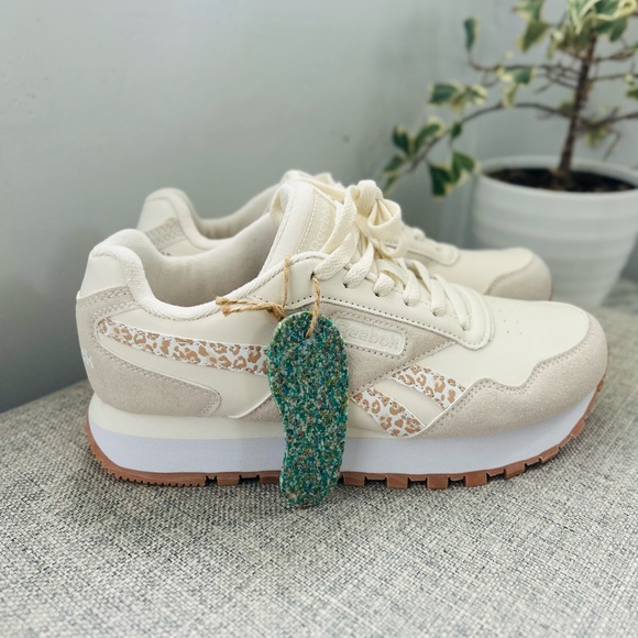 REEBOK Shoes - NEW REEBOK Leather Harman Double Sneakers White/Beige